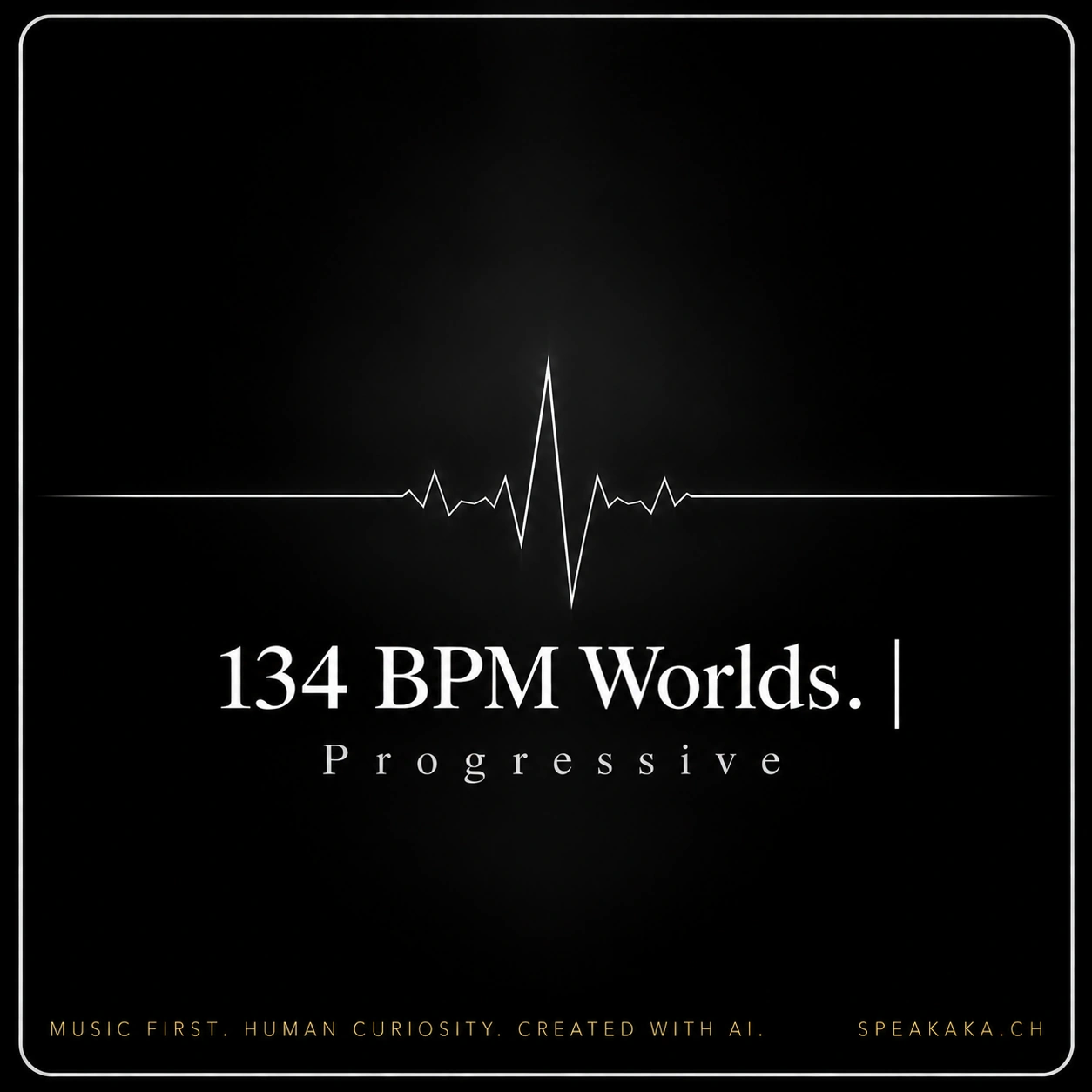 Cover artwork for 134 BPM Worlds. Progressive