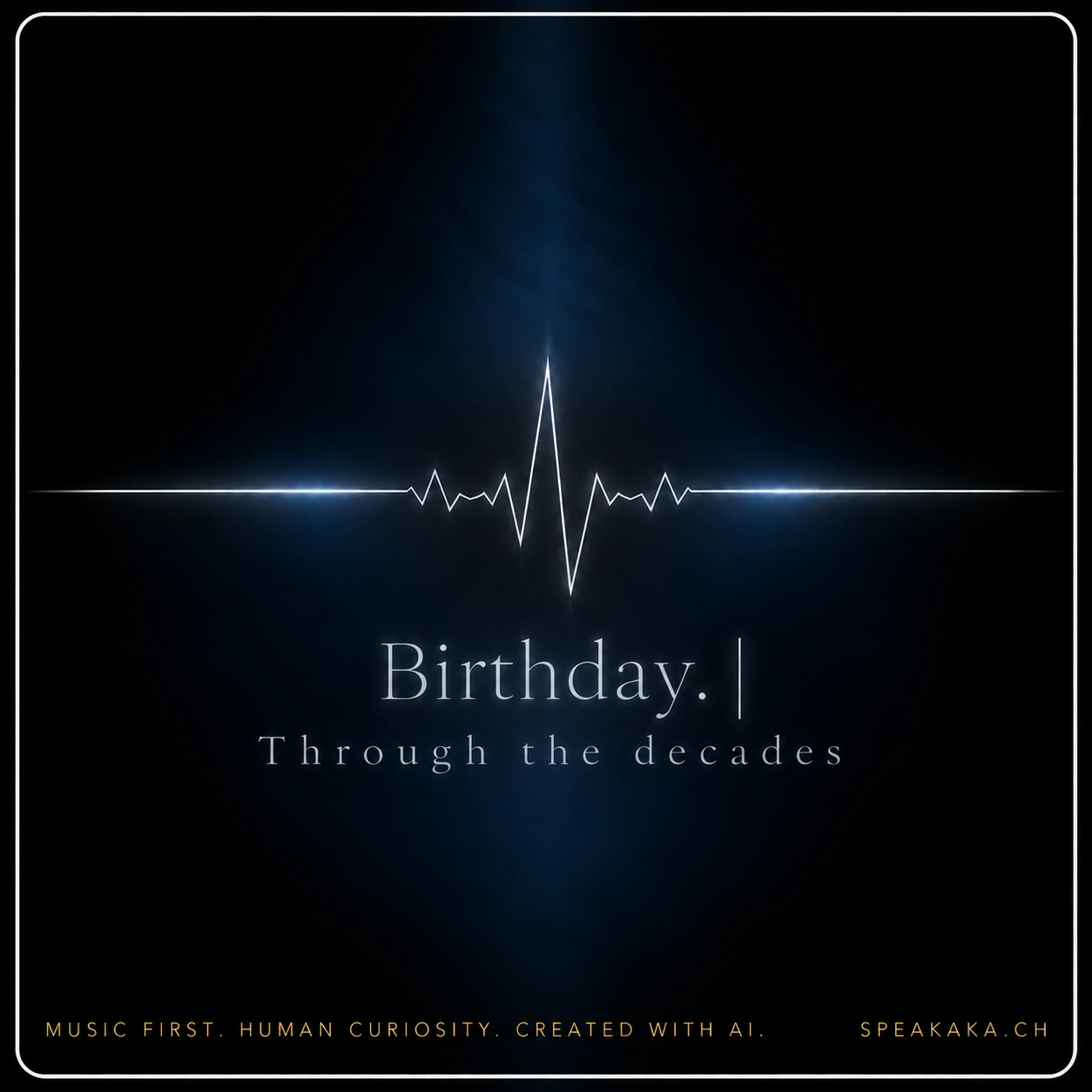 Cover artwork for Birthday. Through the Decades